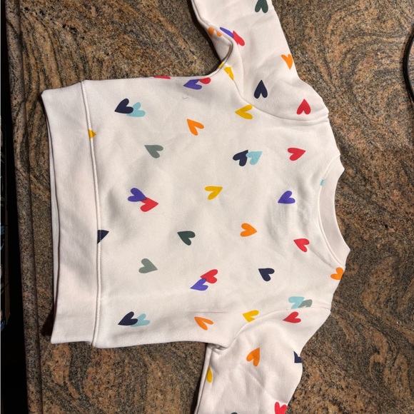 Primary Other - Primary Multicolor Heart Sweatshirt